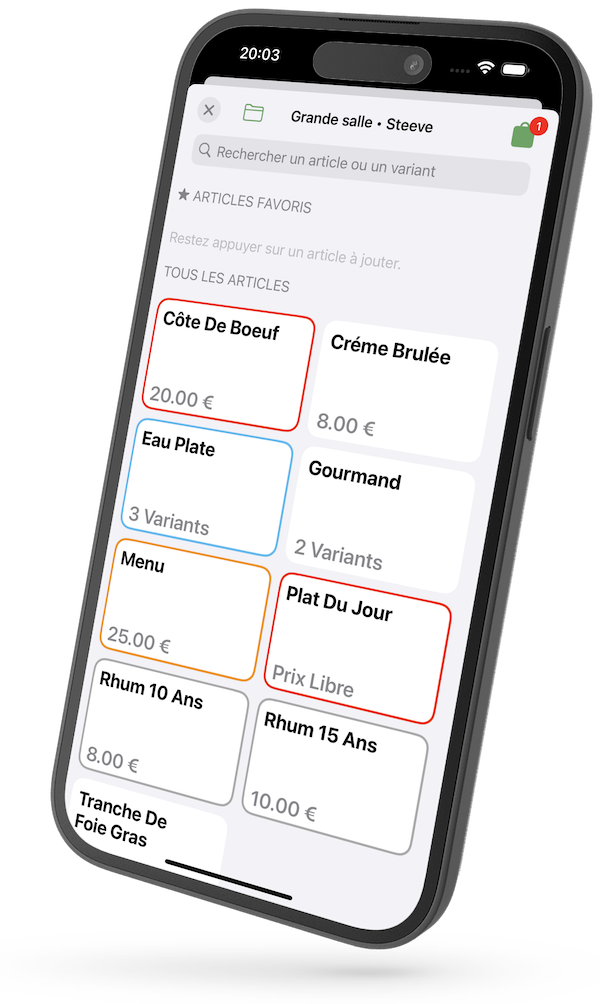 BusinessMe sur iPhone